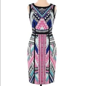 Antonio Melani Geometric Tribal Dress